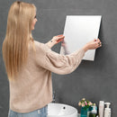 4pcs Mirror Wall Sticker Acrylic Self-adhesive Soft Plastic Sheets