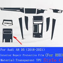 Audi A8 Center Console Protective Film Transparent TPU Scratch Guard