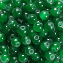 30 50pcs 6mm Glass Round Beads Colorful Spacer For Jewelry Making