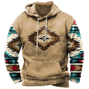 Vintage Ethnic Hoodie Oversized 3D Print Hooded Sweatshirt Unisex