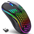 2.4G Wireless Gaming Mouse RGB Lighting Adjustable DPI Ergonomic Design