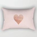 Nordic Pink Checkered Striped Cushion Pillowcase For Office Living Room