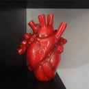 Simulation Heart Shape Resin Vase For Home Study Office Decor