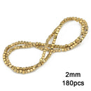 Gold Plated Hematite Beads Star Heart Shapes Loose Jewelry Beads