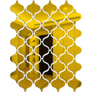 10pc Modern Geometric Gourd Acrylic Mirror Wall Stickers Set