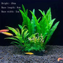 Artificial Aquarium Plants Green Plastic Underwater Fish Tank Decor