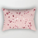 Nordic Pink Checkered Striped Cushion Pillowcase For Office Living Room