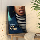 B-BLACK Mirror Wall Poster Self Adhesive For Bedroom Living Room