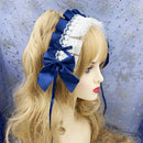 Lovely Sweet Anime Maid Cosplay Headband Lace Flower Hair Accessory