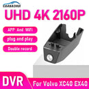 Volvo XC40 Dash Cam Front And Rear WIFI Car DVR Recorder