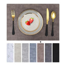 Kitinjoy Heat Resistant Placemats Waterproof Faux Leather Table Mats Easy Clean