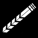 Motorcycle Arrow Stripe Sticker Waterproof Reflective Motorbike Fender Tape