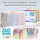 Languo 9pcs Acrylic Marker Pen Set Soft Brush Paint Pens For Art