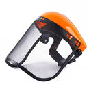 1PC Garden Grass Trimmer Safety Helmet Hat with Full Face Mesh Protective Mask for Logging Brush Cutter Forestry Protection