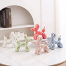 Ceramic Balloon Dog Sculpture Nordic Home Office Table Decoration