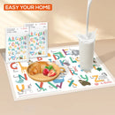 20PCS Disposable Baby Placemats Kids Portable Table Mats For Children