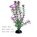 Artificial Aquarium Plants Green Plastic Underwater Fish Tank Decor