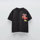 Boys Cartoon T-shirts Summer Short Sleeve Casual Printed Tees