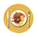 Round Dining Table Placemat 38cm Biodegradable Woven Insulation Mat
