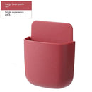 Wall Mounted Storage Box Organizer For Phone Remote Plug Holder Rack