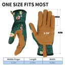 Breathable Leather Gardening Gloves Thorn Proof Puncture Resistant Grip