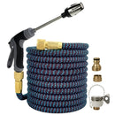 Expandable Garden Hose With Spray Nozzle For Car Wash And Irrigation