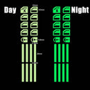 18Pcs Car Luminous Door Window Lift Button Stickers Set Interior