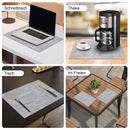 Kitinjoy Heat Resistant Placemats Waterproof Faux Leather Table Mats Easy Clean