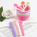 Face Mask Mixing Bowl Scraper Set Silicone Measuring Spoon Skin Care Tools