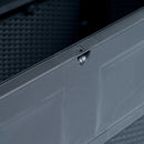Garden Storage Box 320L Large Outdoor Storage Chest Black Grey Anthracite