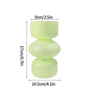 Modern Pink Glass Vase Hydroponic Flower Vase For Home Decor