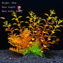 Artificial Aquarium Plants Green Plastic Underwater Fish Tank Decor