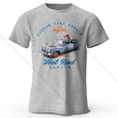 Custom Car Club T-Shirt Embossed Logo 100% Cotton Unisex Tee