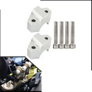Handlebar Riser Clamp Extend Adapter For XSR900 Motorcycle Silver