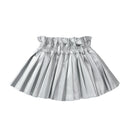 Girls Plaid Skirt Summer A-line High Waist College Style Short Skirt