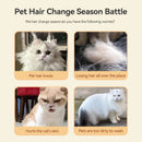 ROJECO Electric Pet Hair Removal Brush With Steam Spray For Dogs Cats