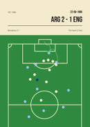 Football Canvas Wall Art Golden Goal Soccer Sports Poster Print