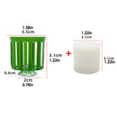 10Pcs Aquarium Plant Fixing Pot Kit With Suction Cups For Fish Tank