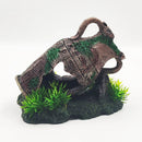 Retro Vase Shape Resin Fish Tank Ornament Aquarium Decoration