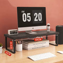 Monitor Raised Shelf Adjustable Laptop Stand Desktop Organizer Rack Holder
