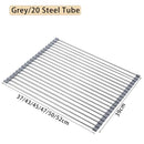 Kitchen Roller Shutter Drain Rack Stainless Steel Folding Dish Holder