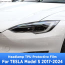 Tesla Model S Headlight Protective Film Transparent TPU Scratch Resistant
