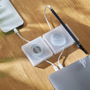 Portable Transparent Cable Organizer Cord Winder Phone Charger Storage