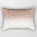 Nordic Pink Checkered Striped Cushion Pillowcase For Office Living Room