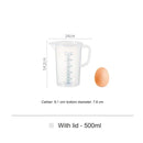 SHIMOYAMA Plastic Measuring Cup Transparent Liquid Measuring Jug Container