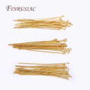 50Pcs 18K Gold Plated Eye Pins For Jewelry Making And Earrings
