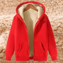 Men's Winter Jackets Fleece Lined Hooded Thermal Zip Up Coat
