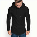 Men's Hoodies Casual Autumn Winter Loose Fit Solid Color Sweater