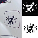 Car Fuel Tank Sticker Reflective Vinyl Funny Gas Gauge Decal