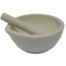 130mm Porcelain Mortar And Pestle Set For Grinding And Mixing